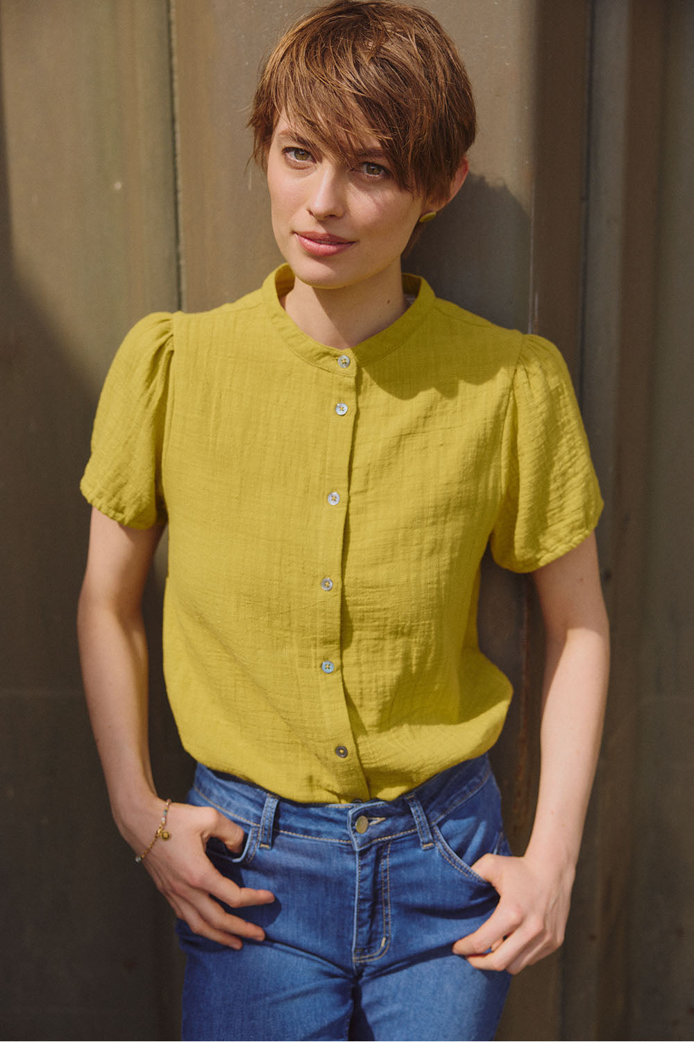 Bluse Elenaa aus Bio-Baumwolle