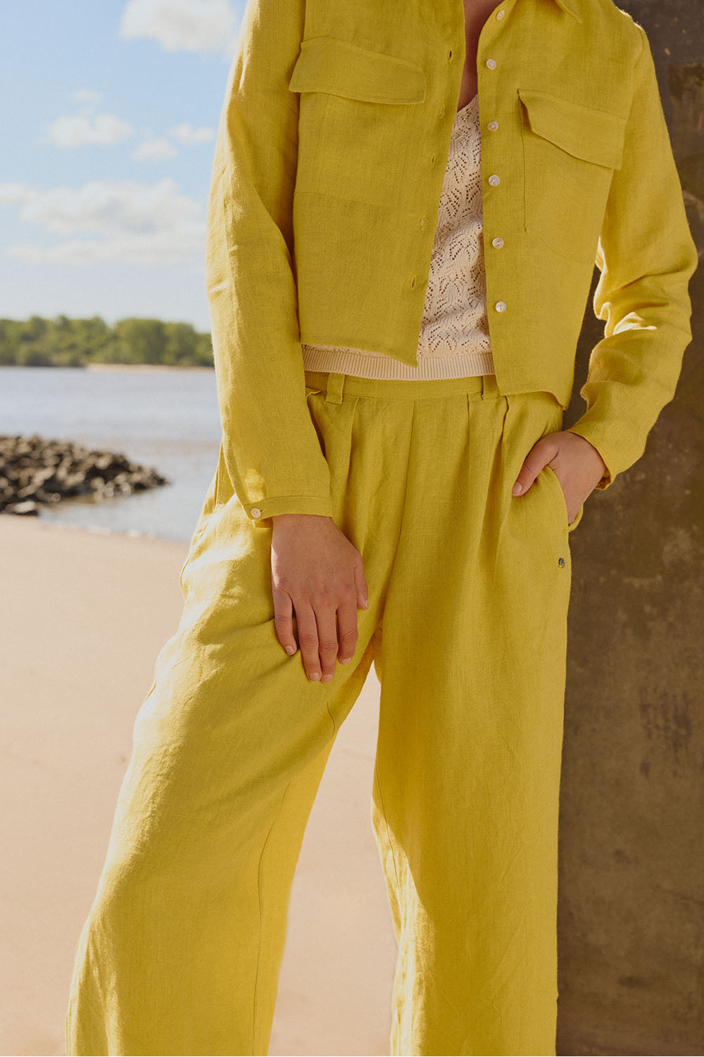 Linen Trousers Rooxy