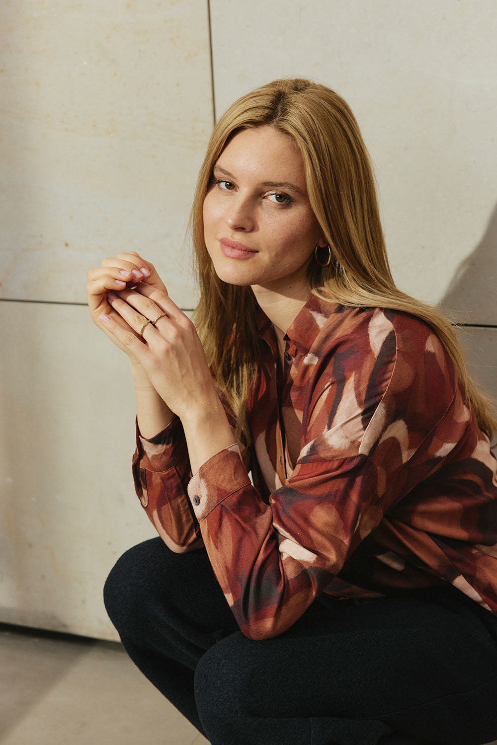 Bluse Jolandaa aus EcoVero™-Twill