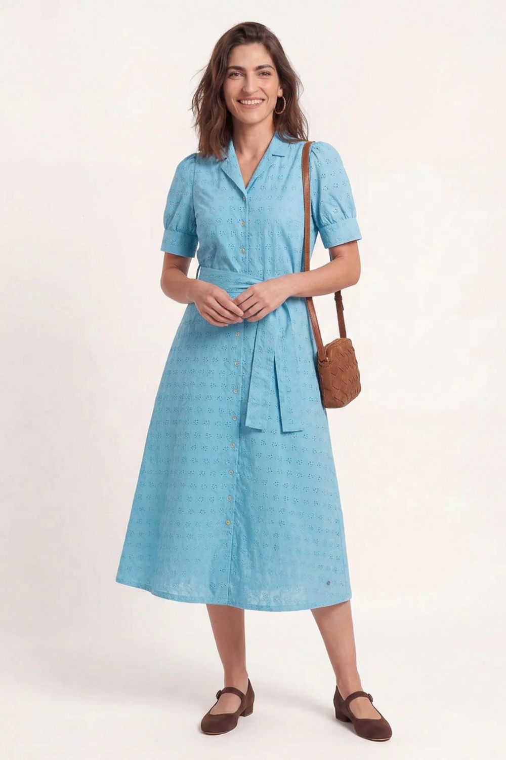 Oregonn – Hemdblusenkleid Broderie