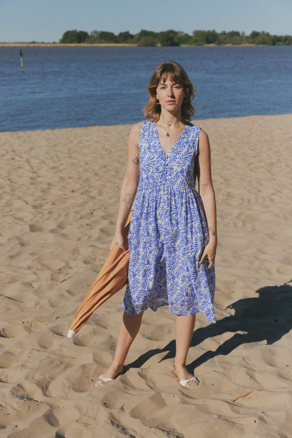 Tamikaa – Voile Dress Boho Embroidery