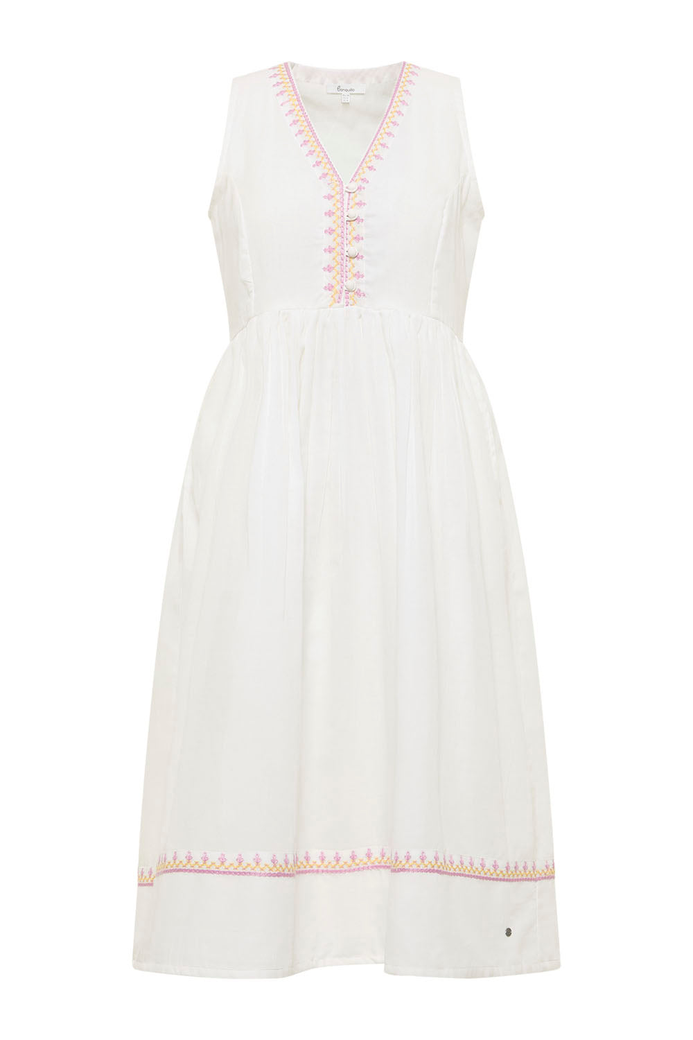 Image Tamikaa – Voile-Kleid Boho Stickerei_4