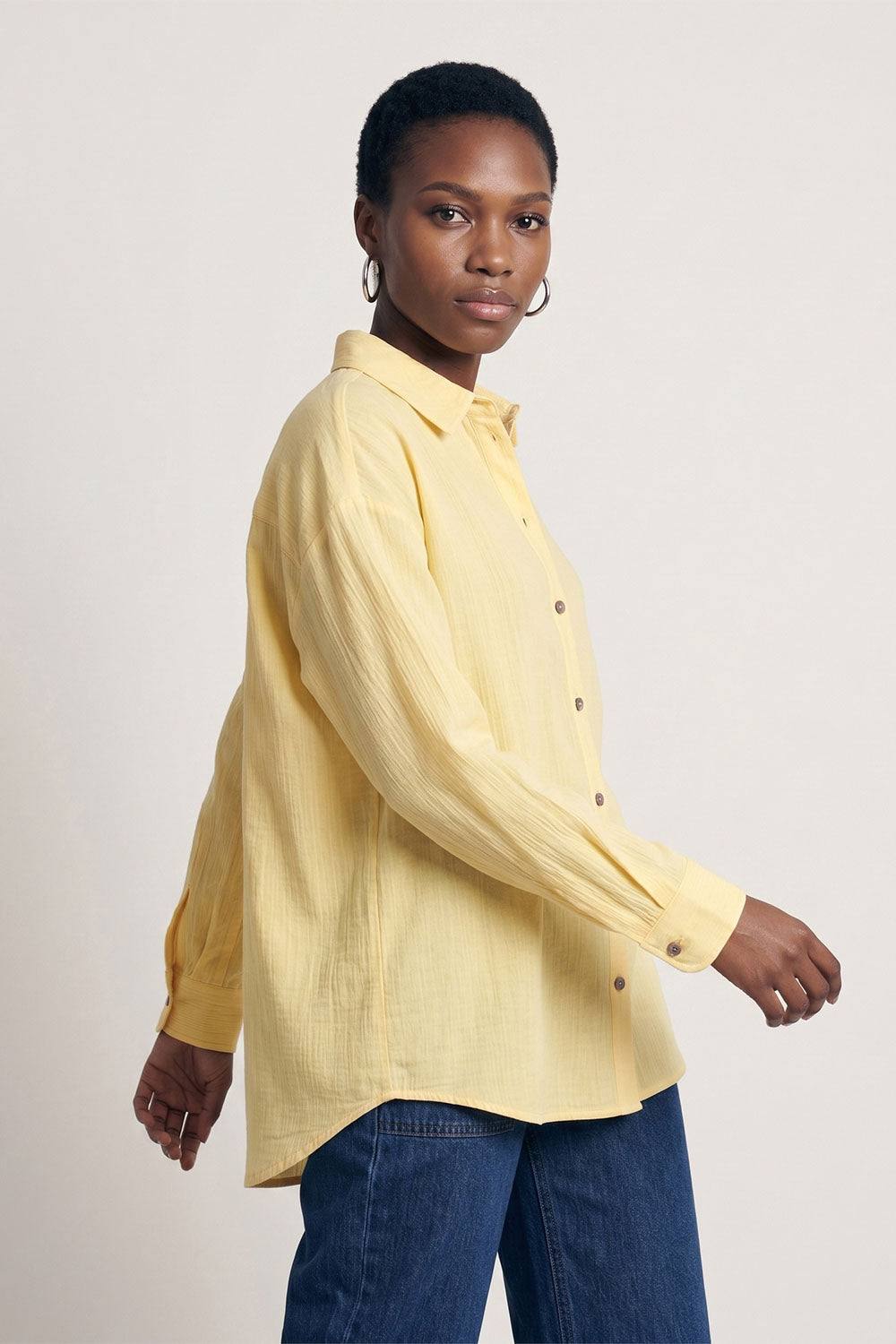 Image Silonaa – Weite Bluse Slub-Musselin_1