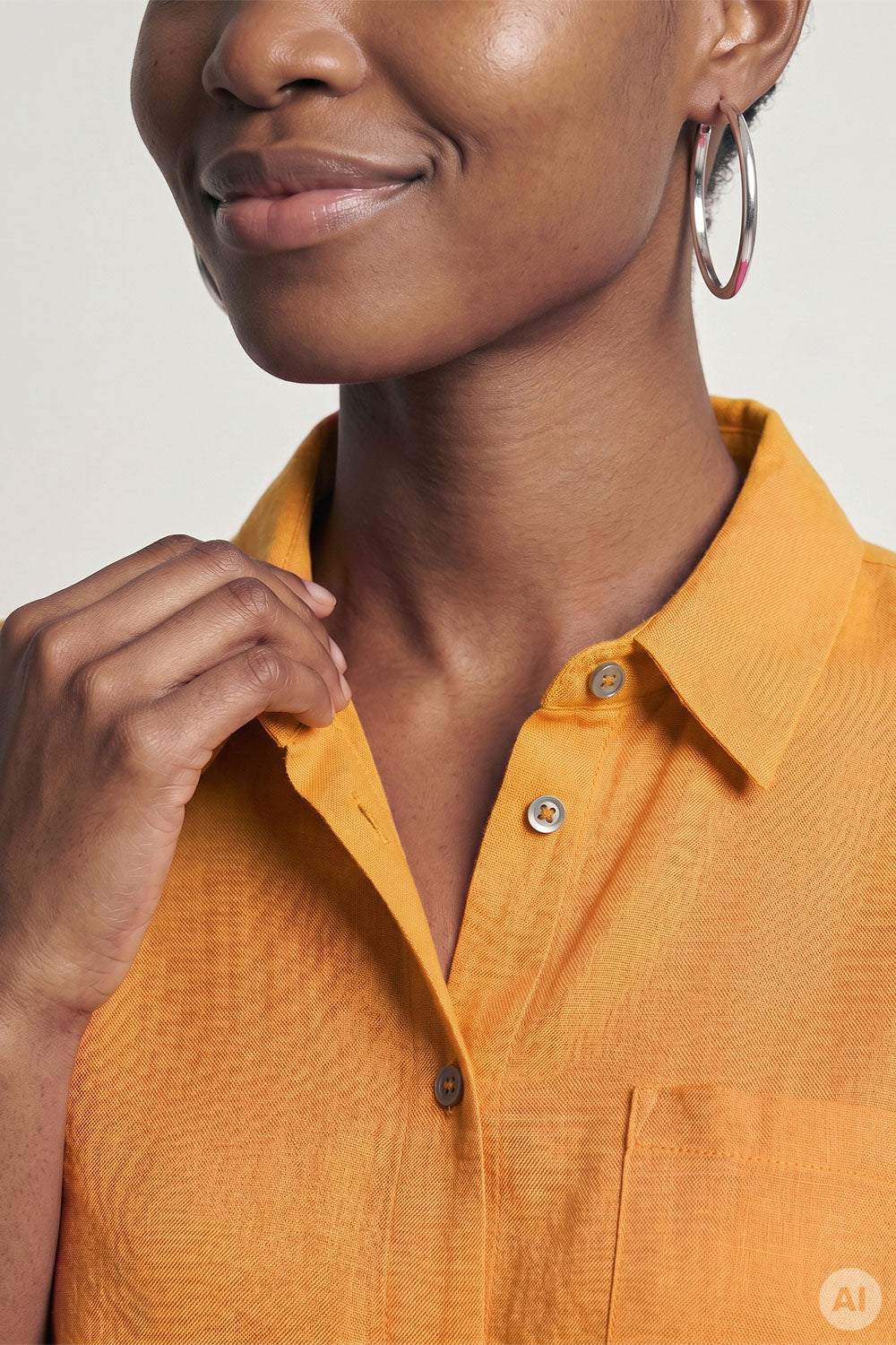 Image Manalaa – Leinenbluse mit 1/2-Arm_3