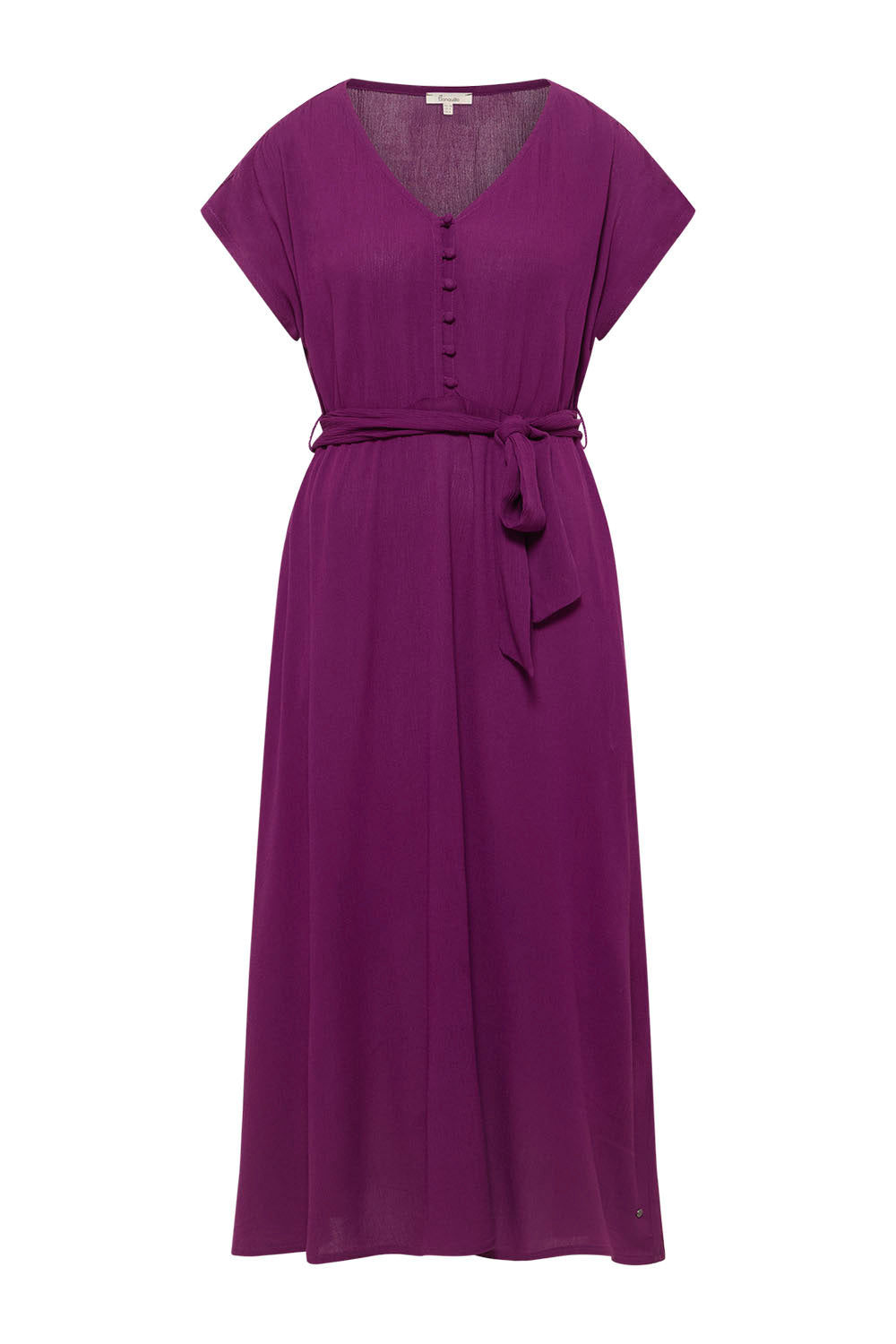 Image Oleaa – Maxikleid Crinkle-Viskose_4