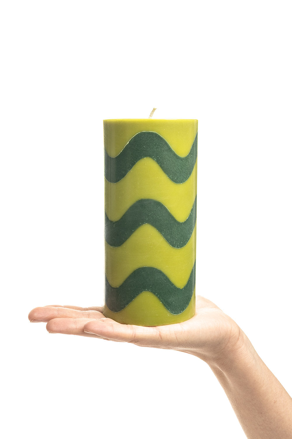 Pillar Candle GLUMI WAVE