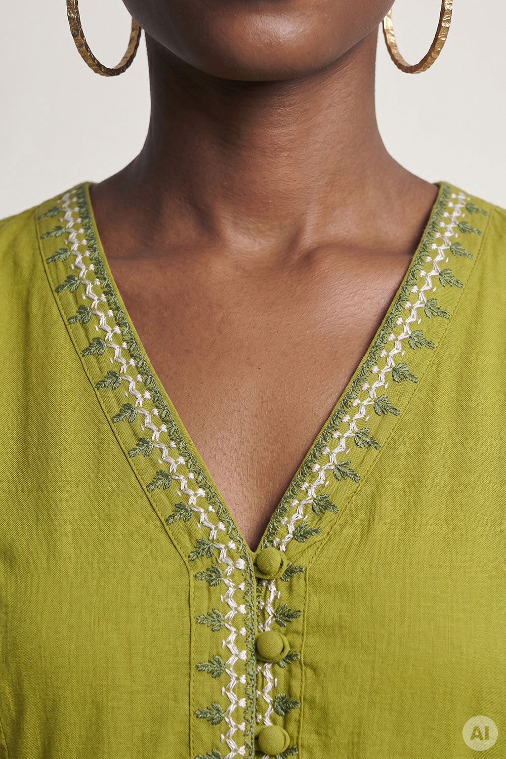 Image Tamikaa – Voile-Kleid Boho Stickerei_3