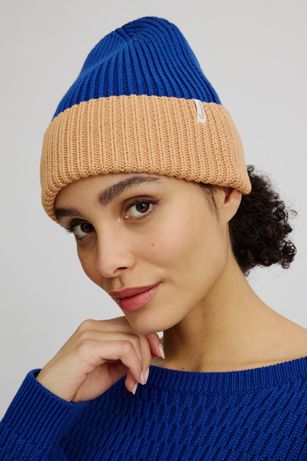 Gemütliche Strickmütze