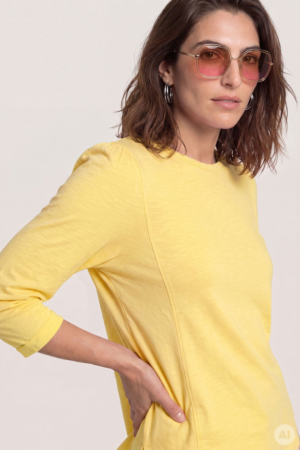 Image Tarifaa – Slub-Jersey-Shirt Detail_3