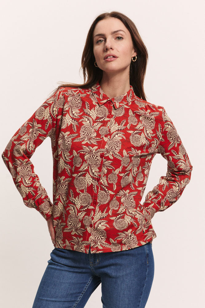 Bluse aus EcoVero™ Viskose