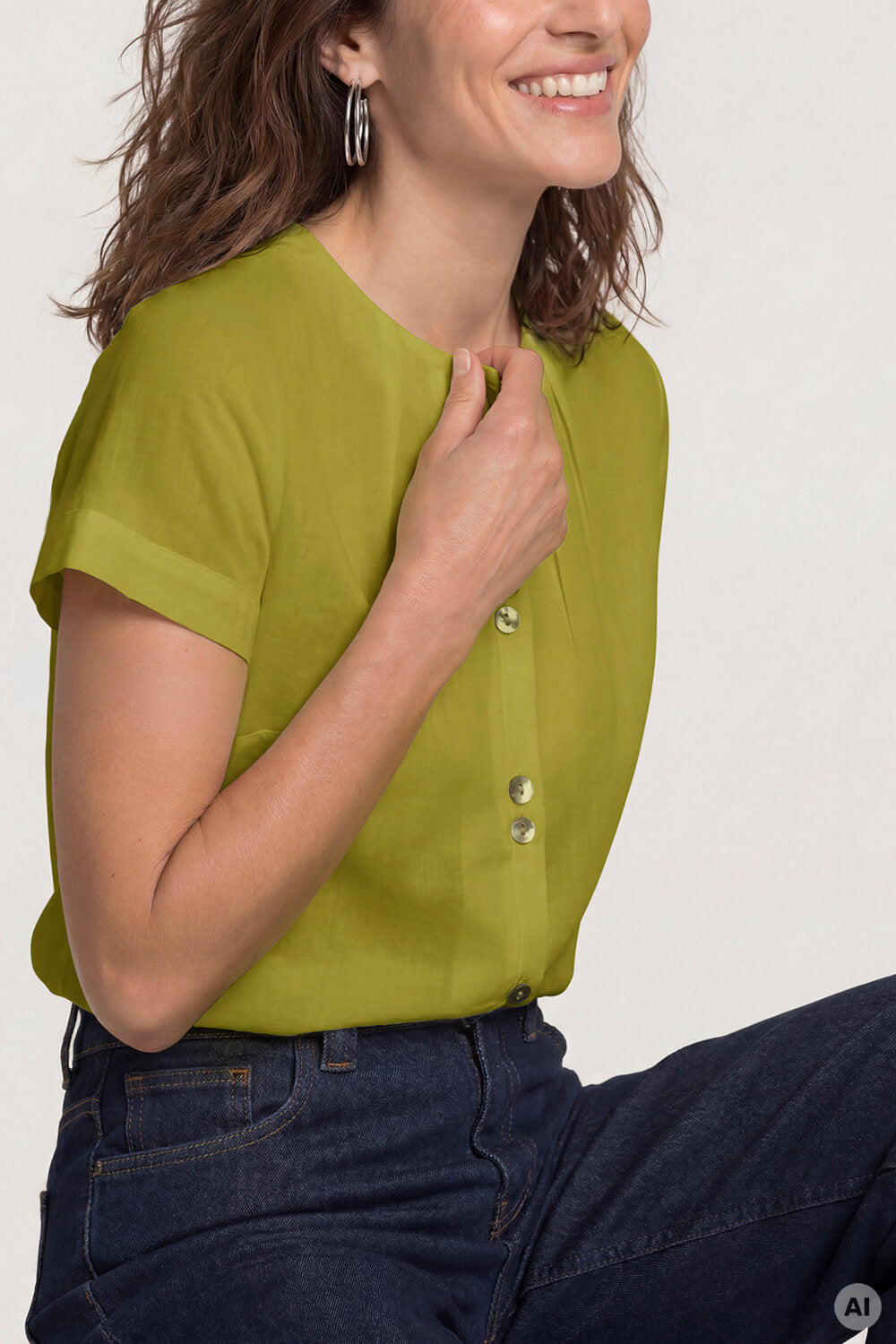 Hasinaa – Voile-Bluse romantisch