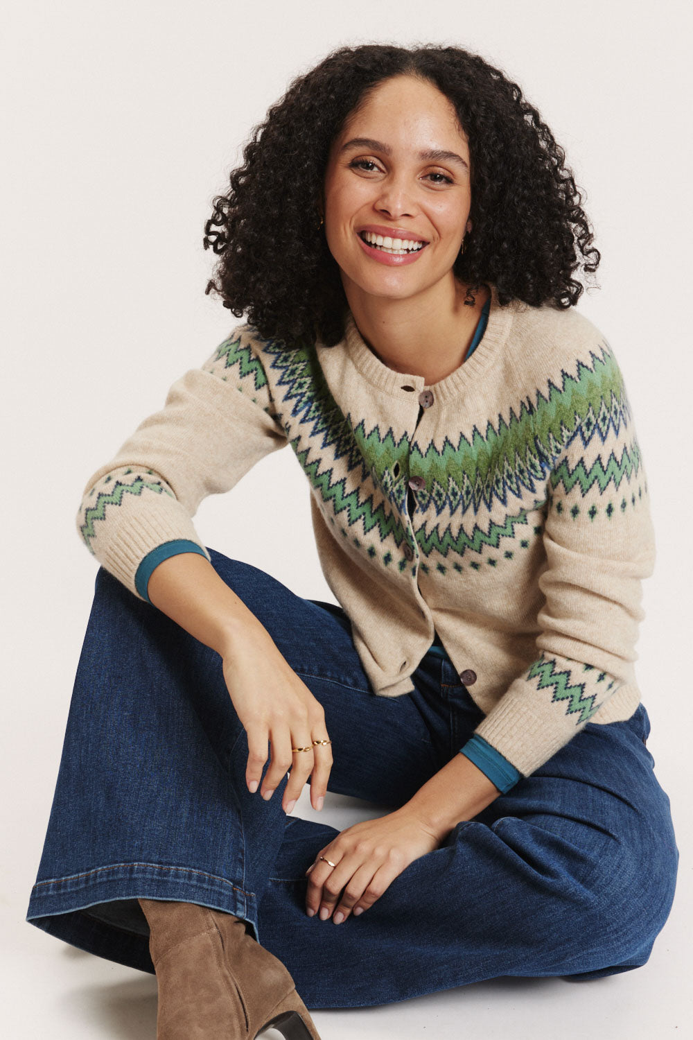 Cardigan Leonaa aus Schurwolle