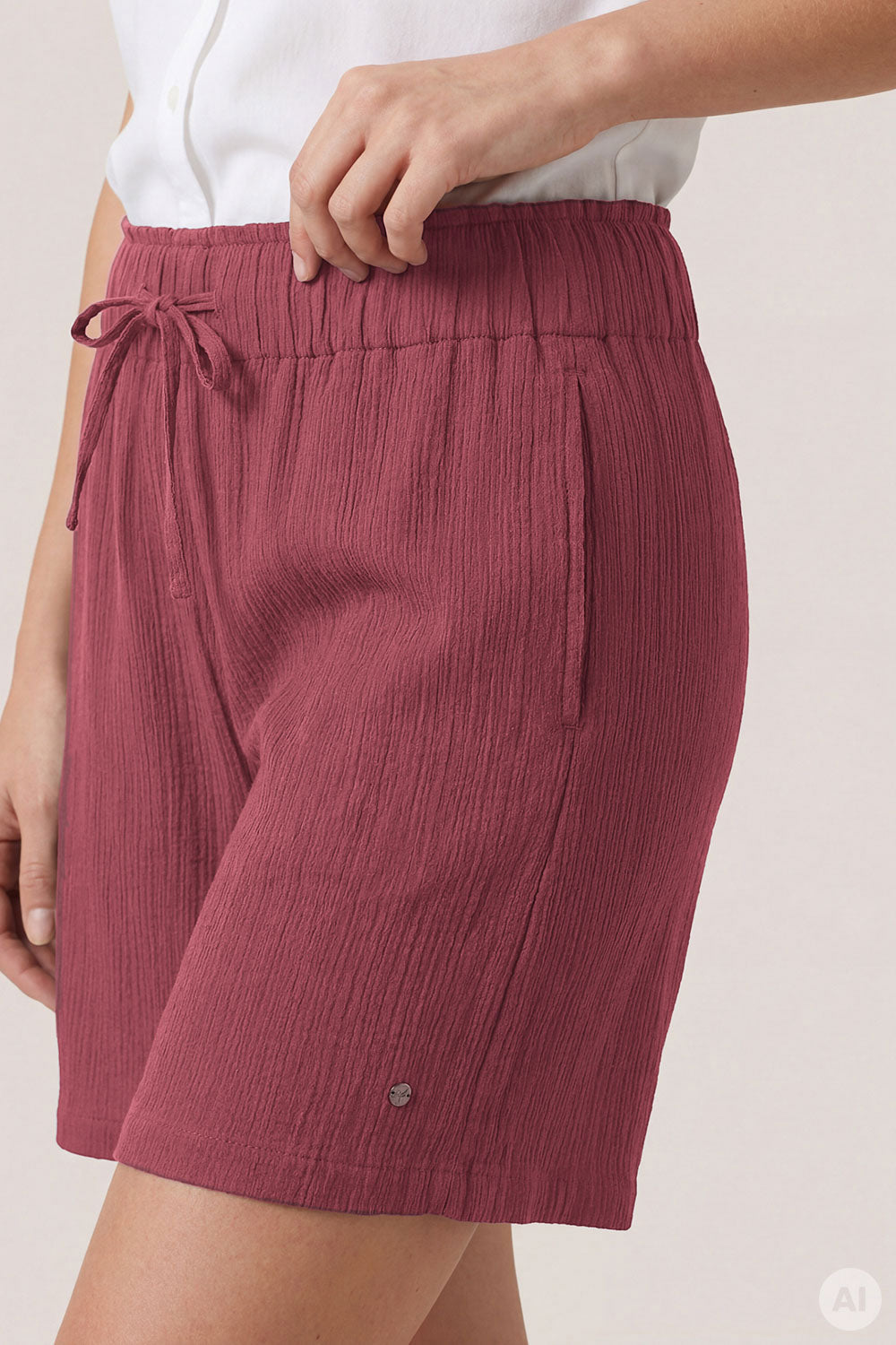 Image Zyraa – Kurze Hose aus Slub-Musselin_3