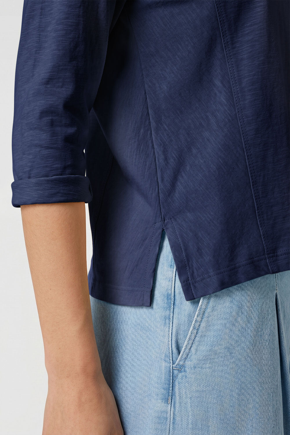Image Tarifaa – Slub-Jersey-Shirt Detail_3