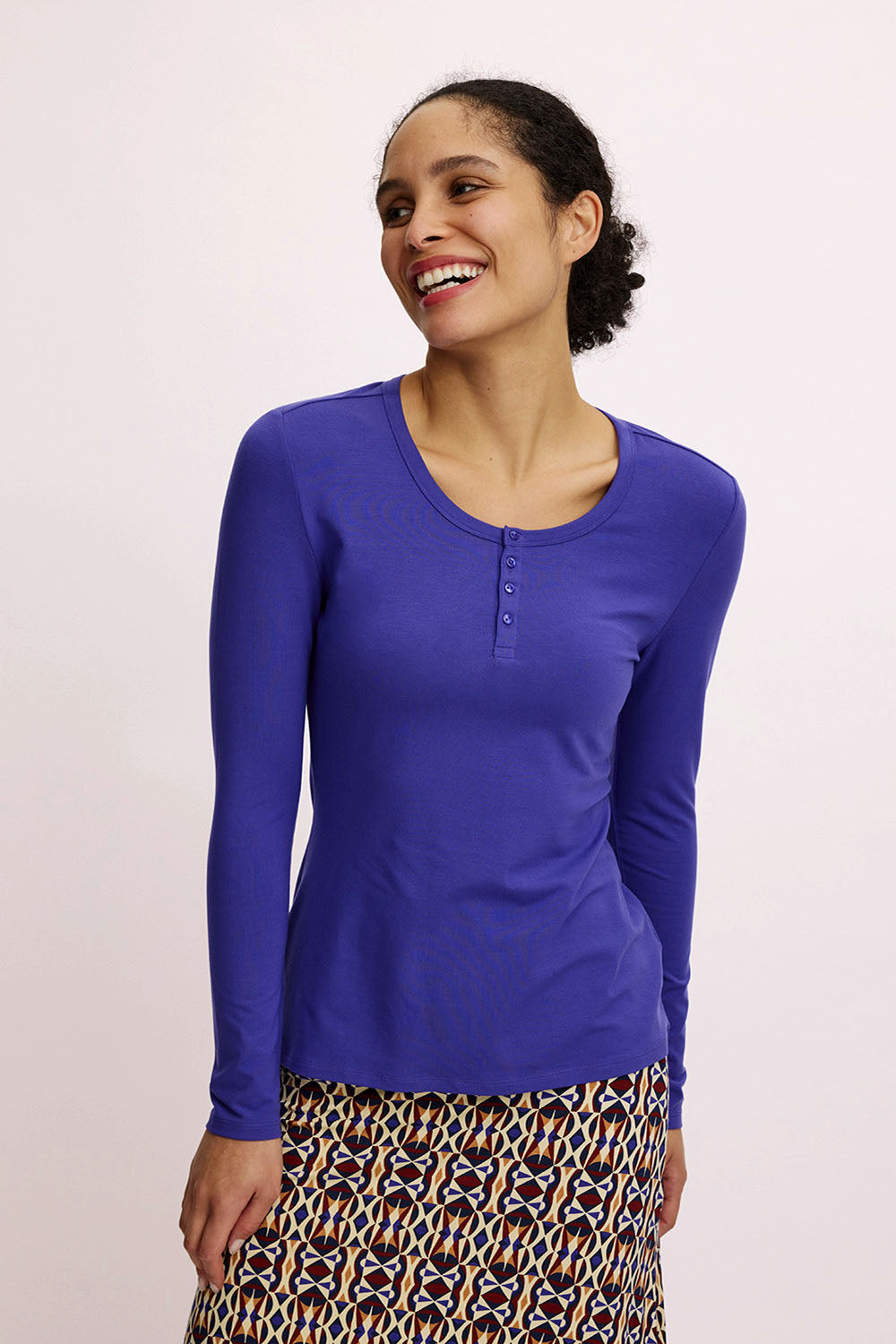 Henley-Shirt aus Tencel™