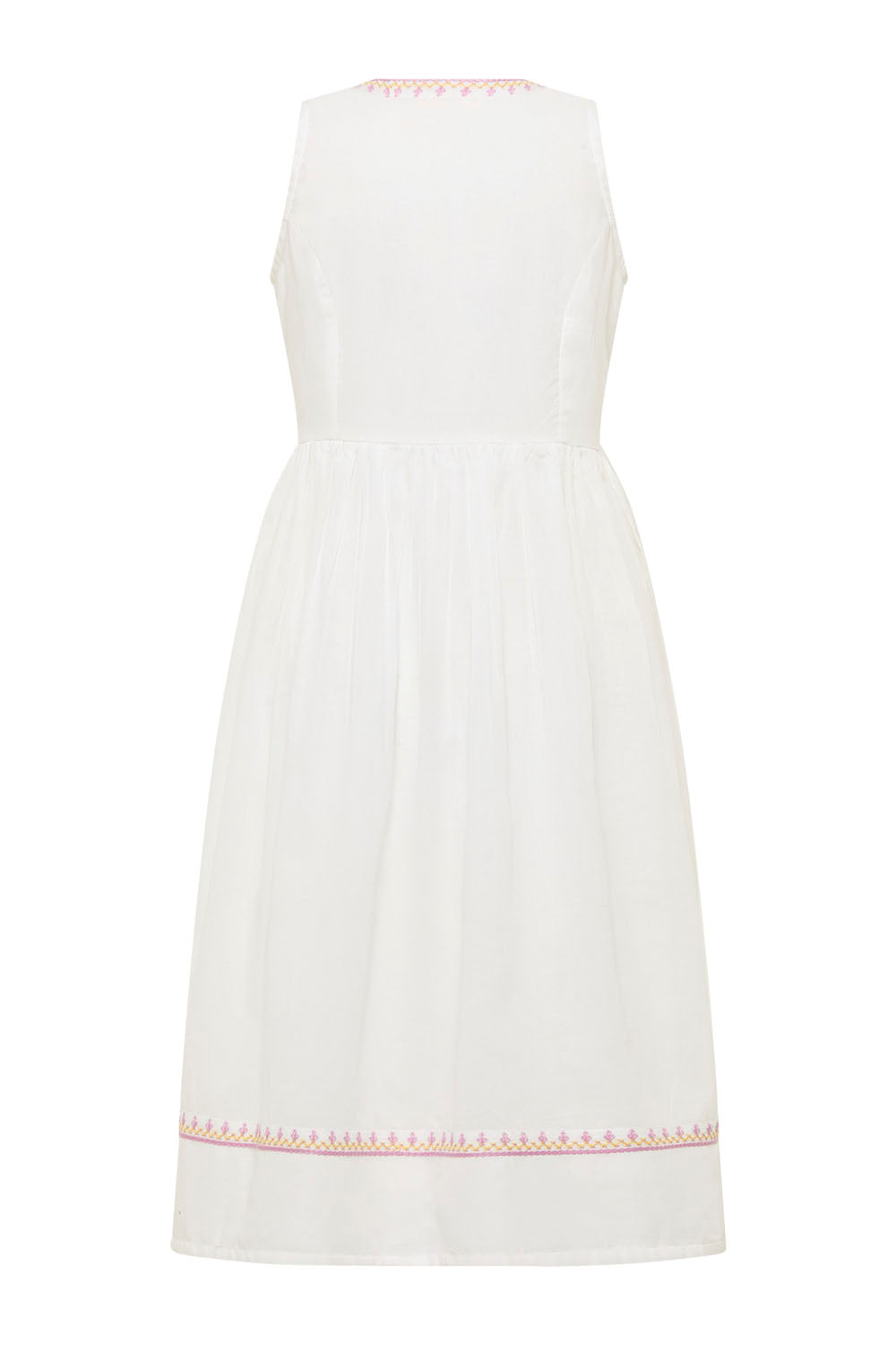 Image Tamikaa – Voile-Kleid Boho Stickerei_5