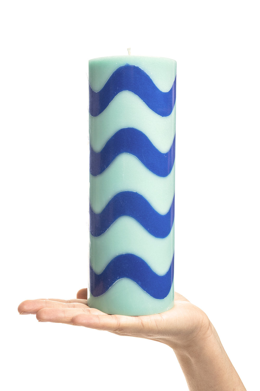 Pillar Candle GLUMI WAVE