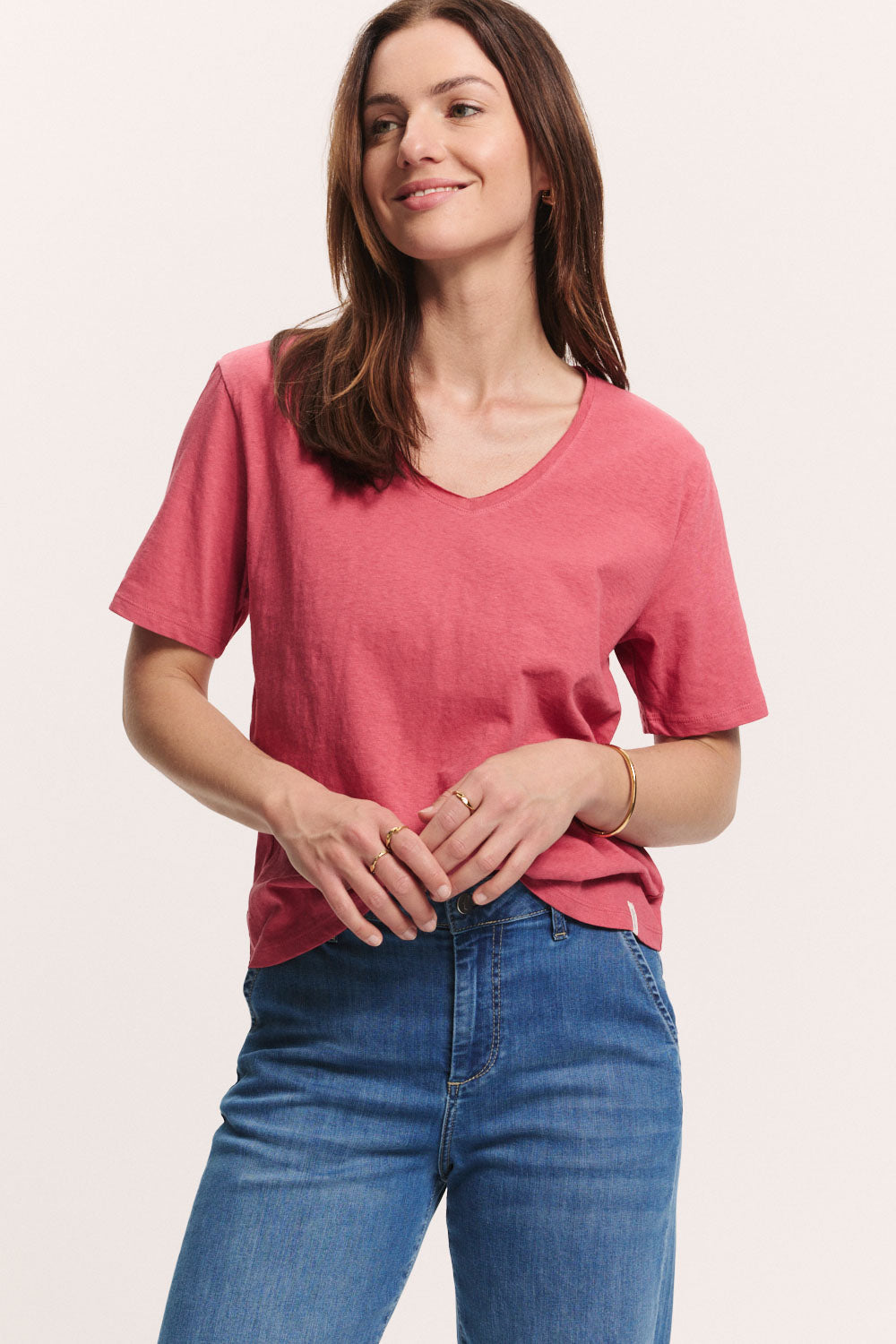 Jerseyshirt Liiz aus Leinen