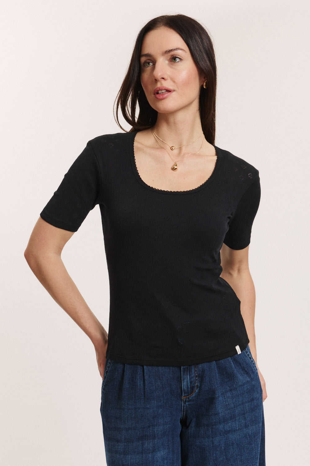 Image Ajour-Shirt Camilaa aus Biobaumwolle_2