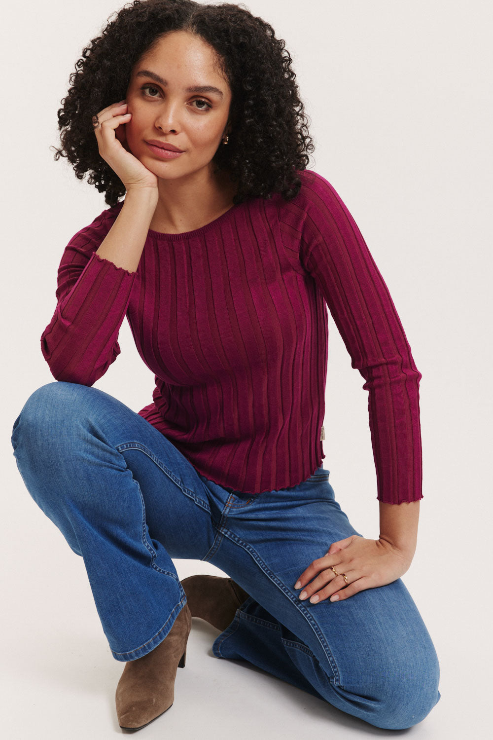 Strick-Pullover Katjaa aus Viskose