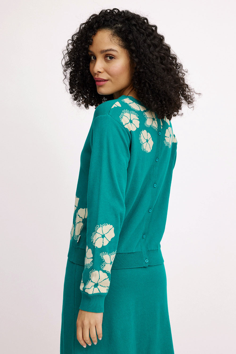 Lockerer Jaquard-Pullover
