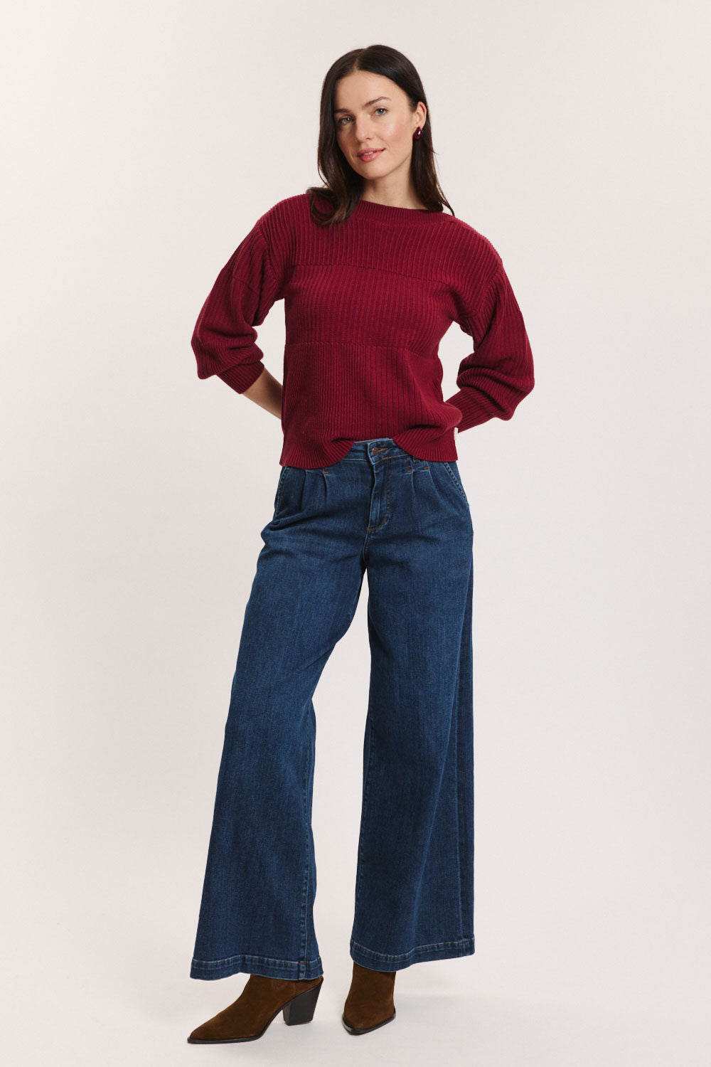 Strick-Pullover Kiraa aus Biobaumwolle