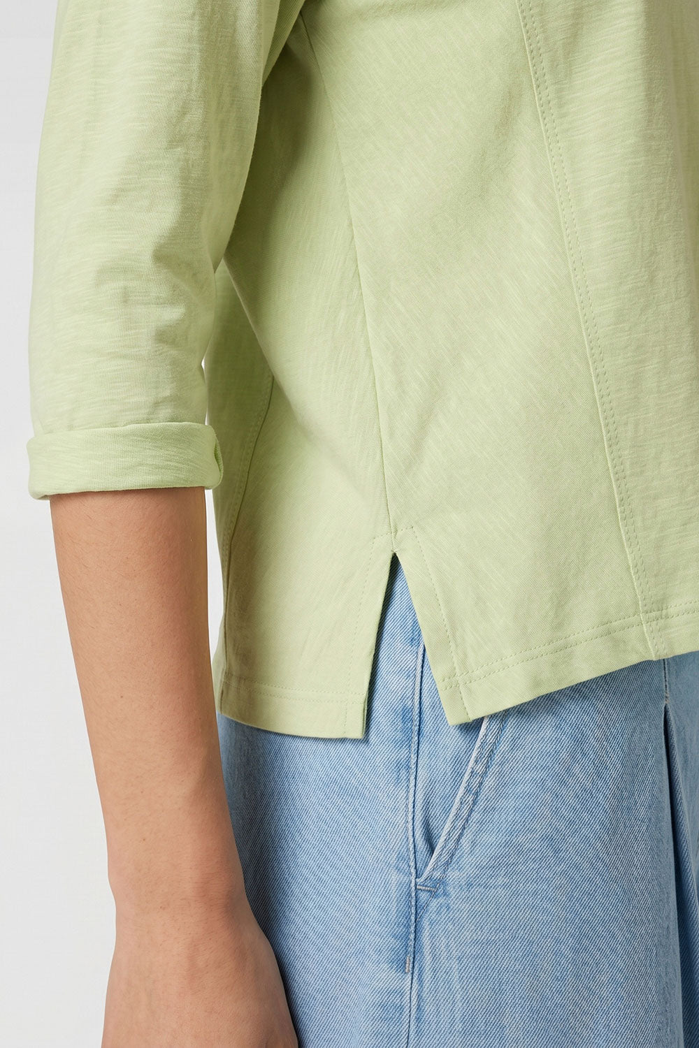 Image Tarifaa – Slub-Jersey-Shirt Detail_3