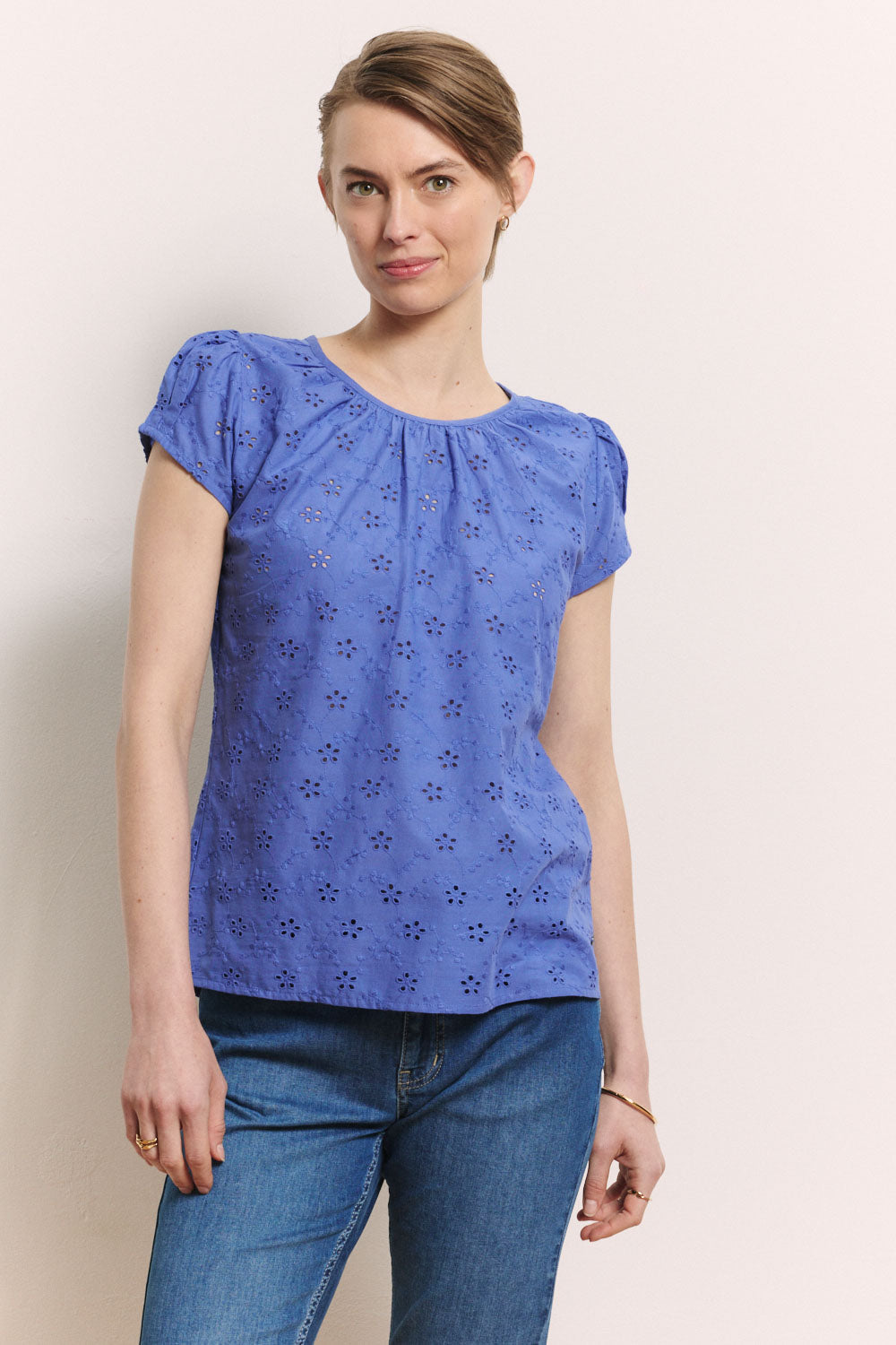 Bluse Elinaa aus Baumwolle