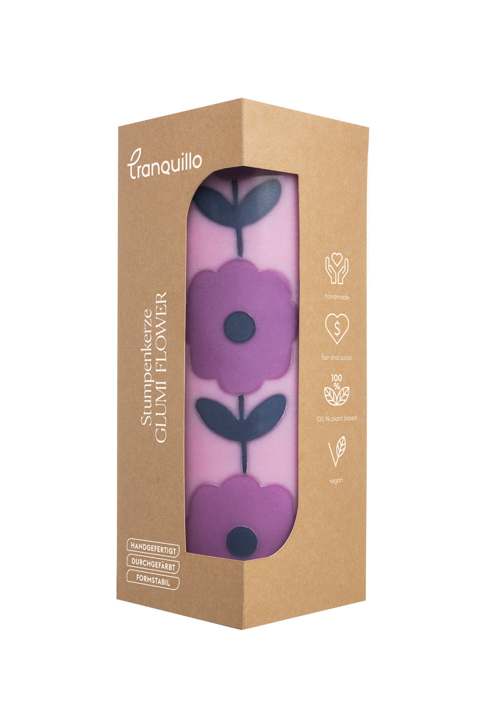 Pillar Candle GLUMI FLOWER