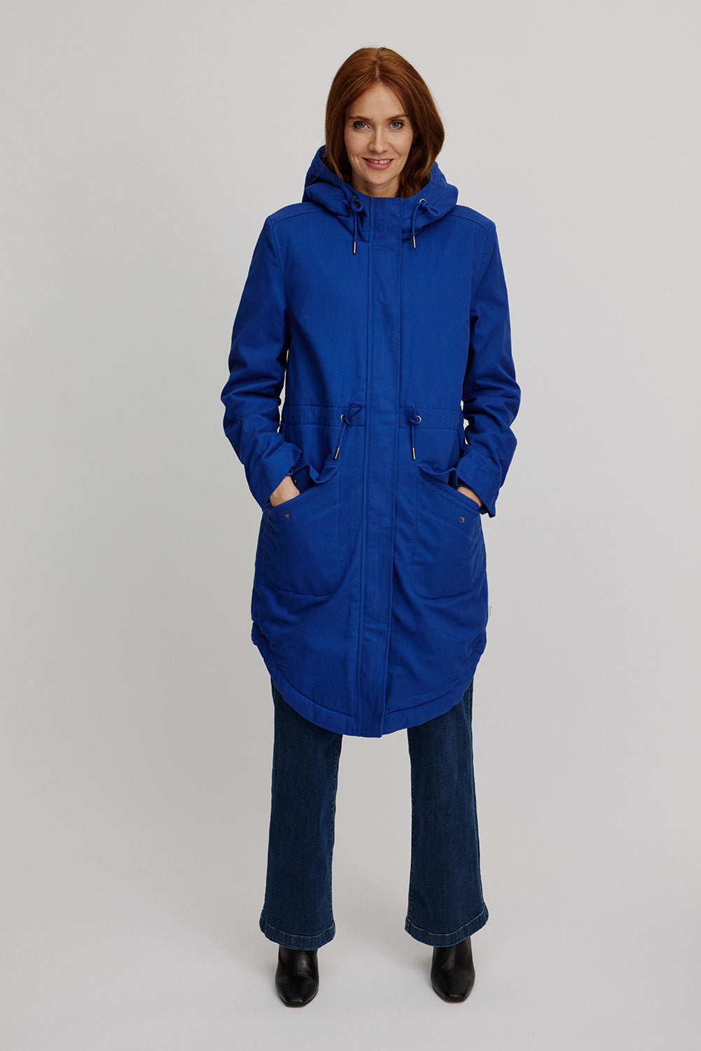 Gefütterter Parka aus Biobaumwolle