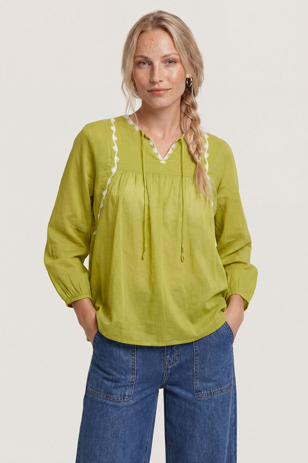 Image Ayoo – Voile-Bluse aus Bio-Baumwolle_1