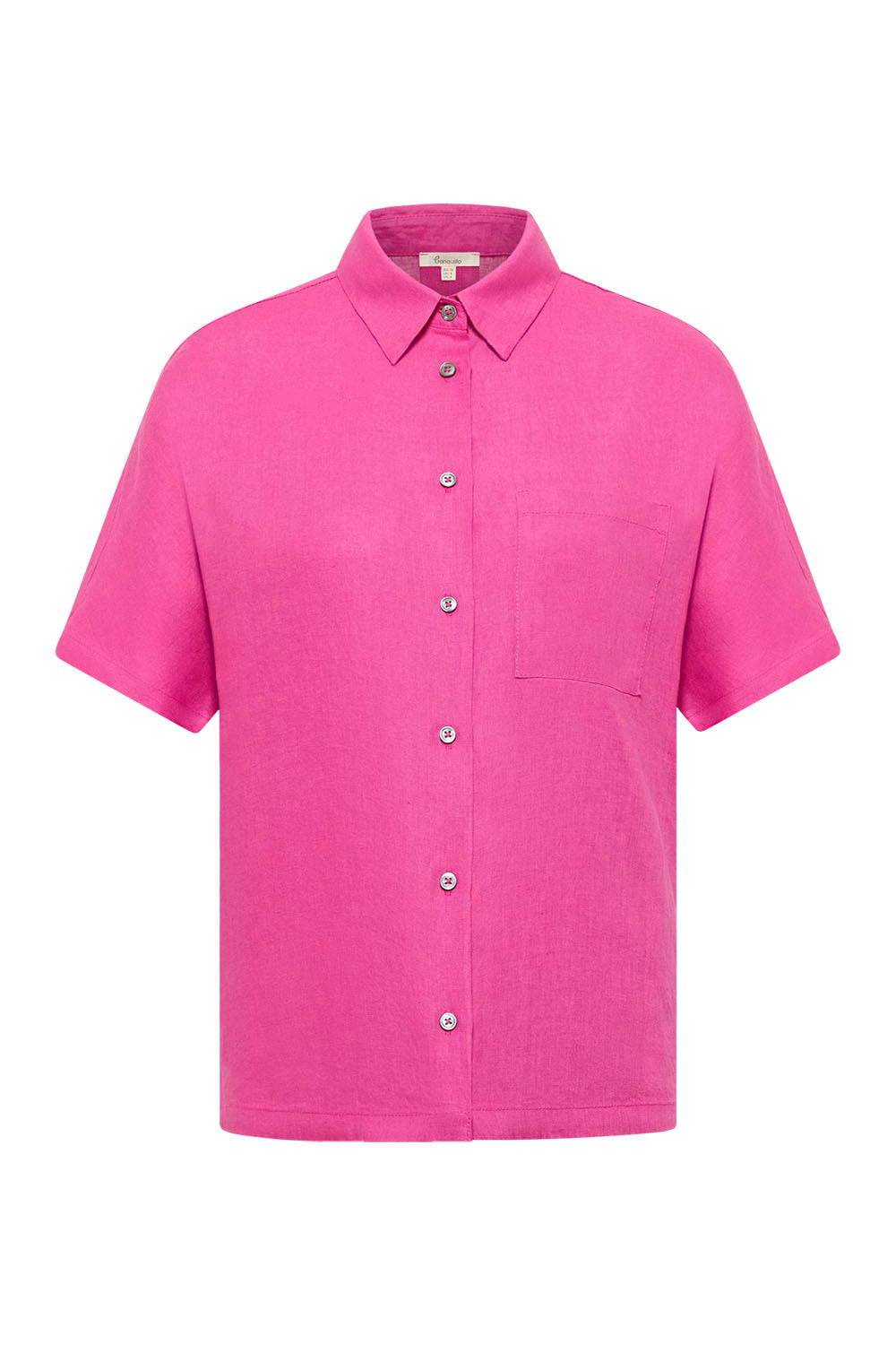 Manalaa – Leinenbluse mit 1/2-Arm