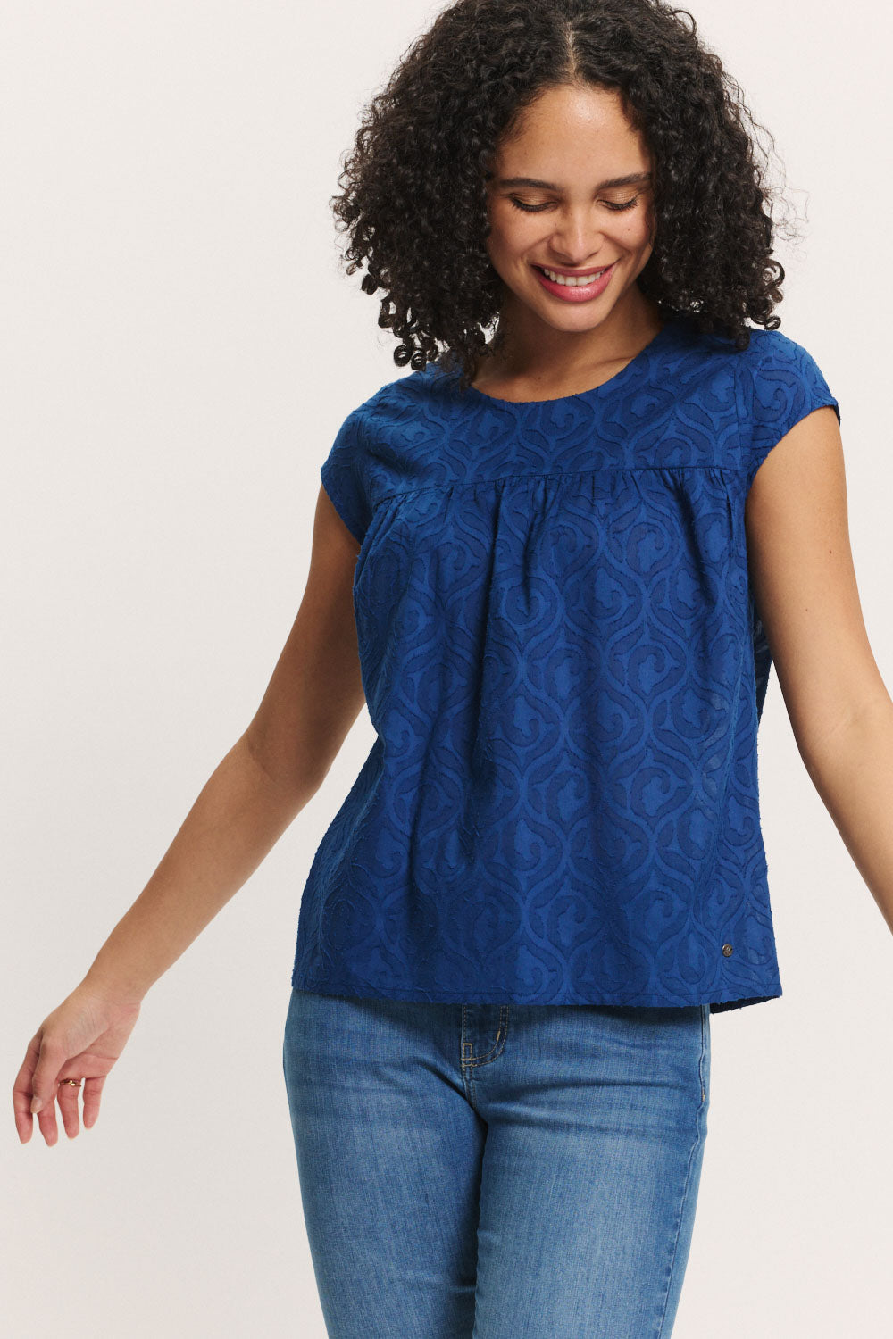 Bluse Lunaa aus Bio-Baumwolle