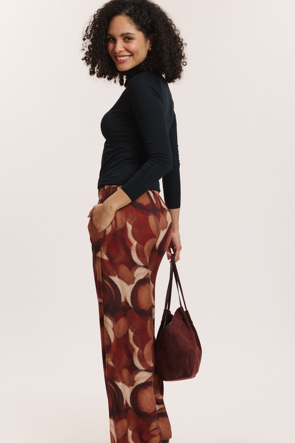 Hose Pollyy aus EcoVero™-Twill