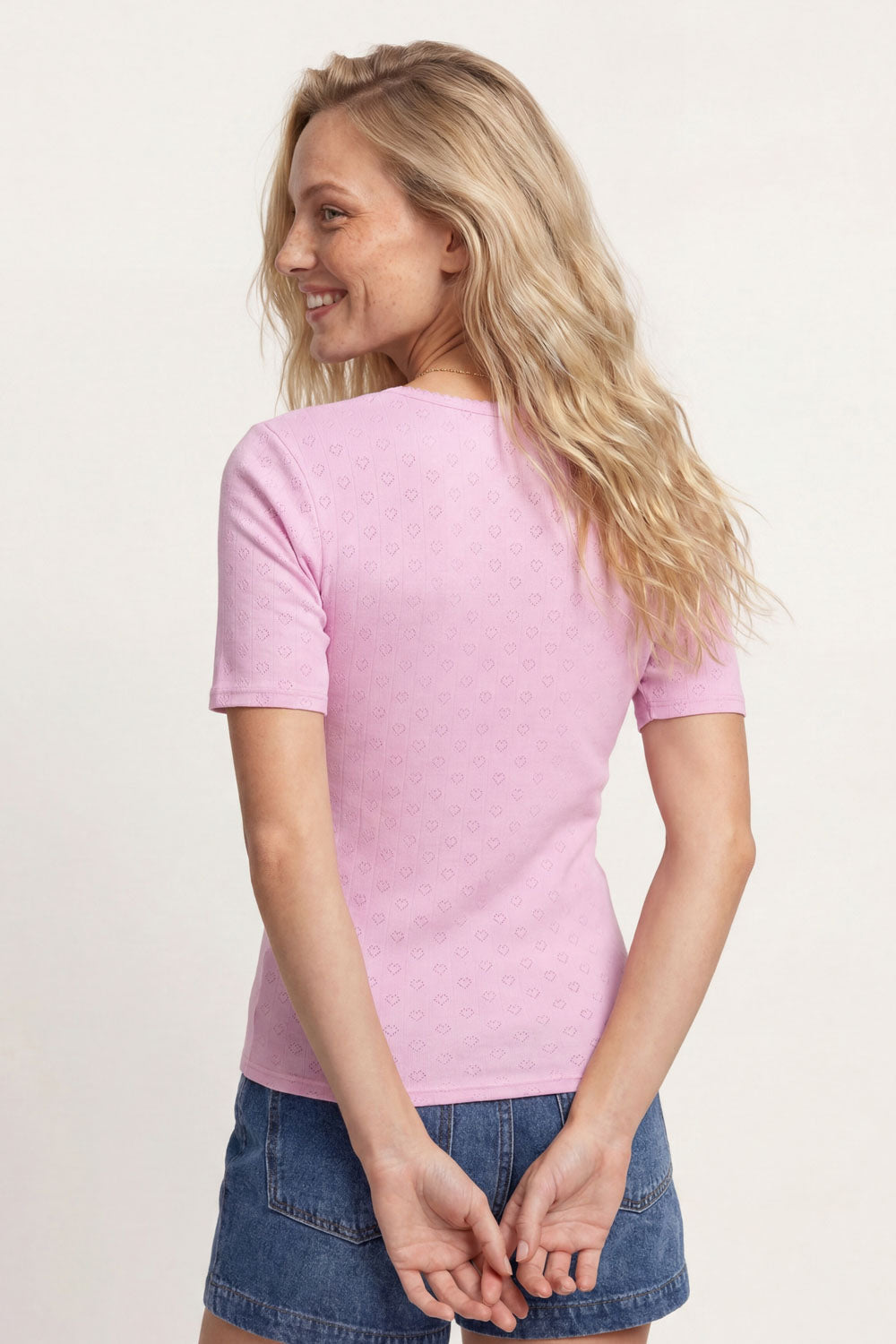 Image Camilaa – Shirt Ajour-Jersey-Rib_2
