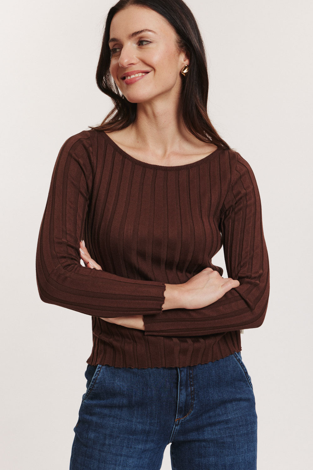 Strick-Pullover Katjaa aus Viskose