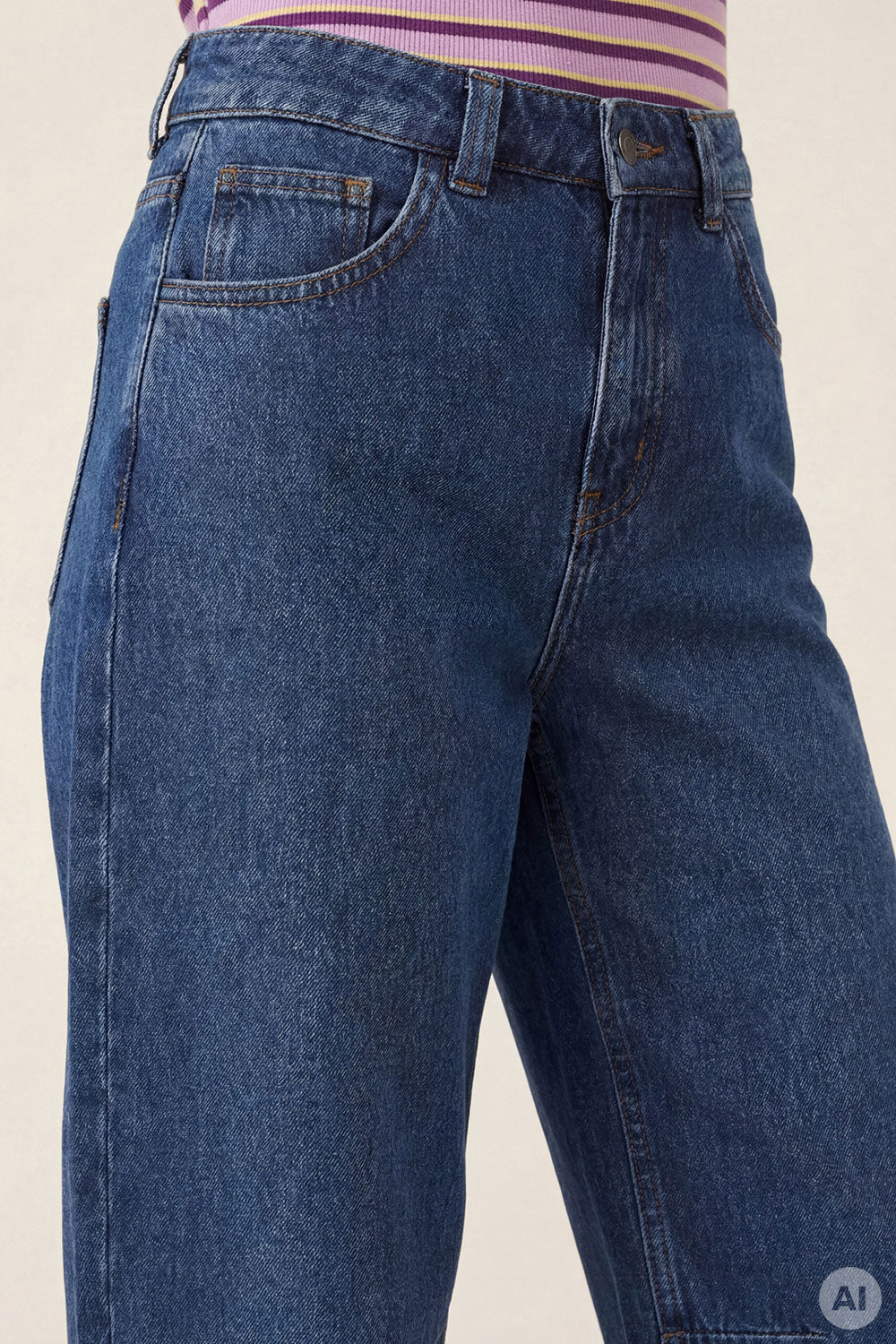 Image Dariss – Barrel-Jeans ohne Elasthan_3