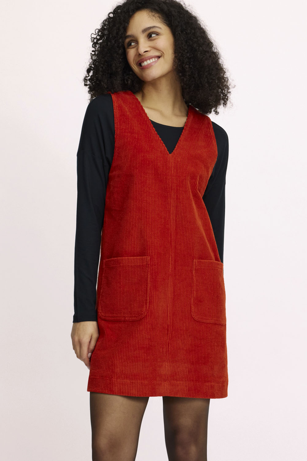 Cordkleid aus Biobaumwolle