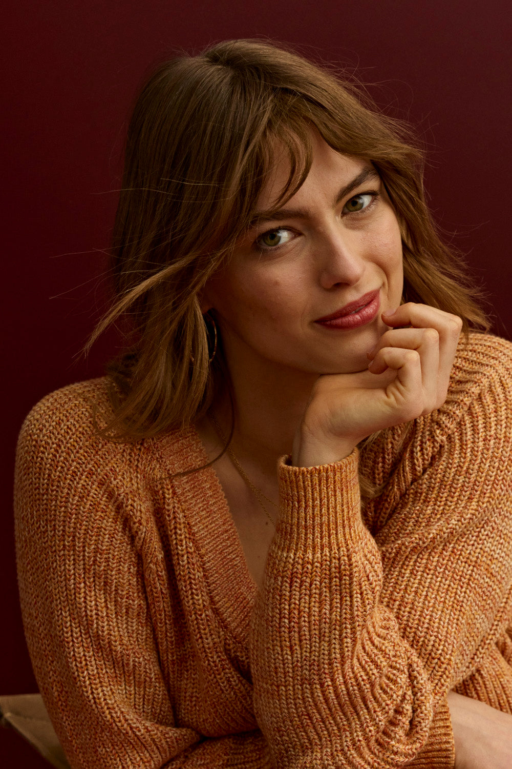 Gemütlicher Strickpullover