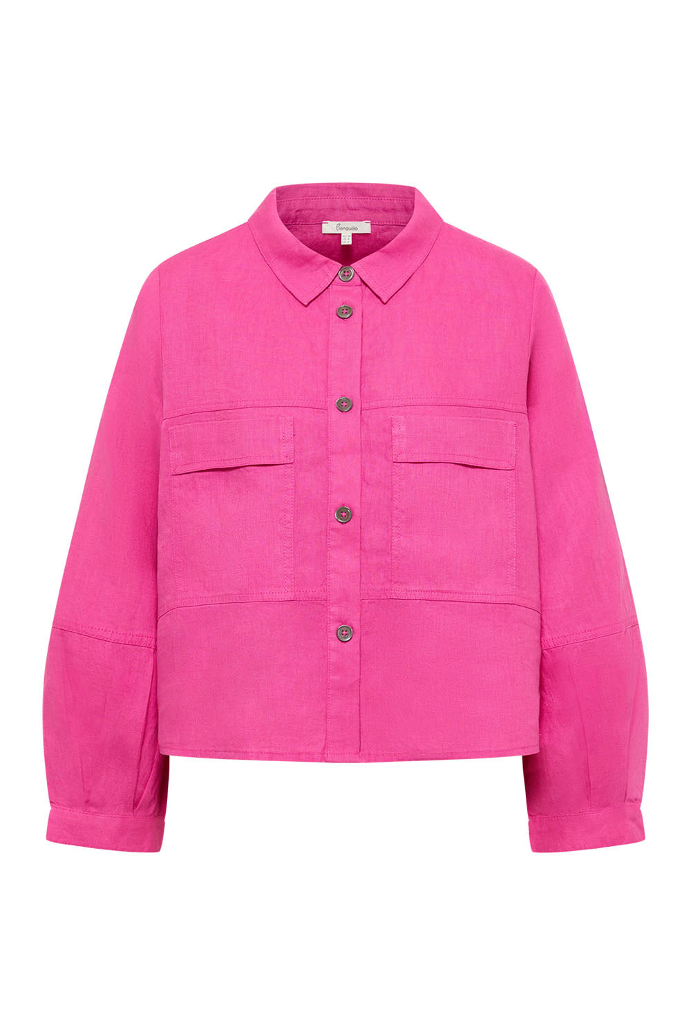 Image Ravinaa – Leinen-Hemdjacke Boxy Fit_4