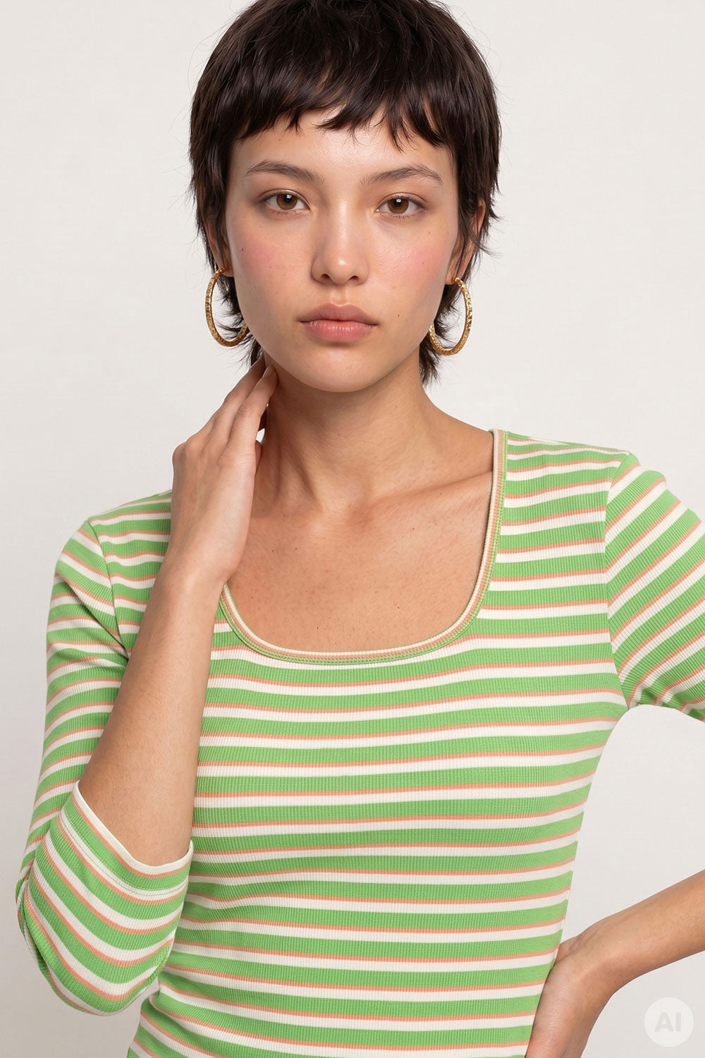 Image Lollyy – Rib-Shirt Square-Neck_3