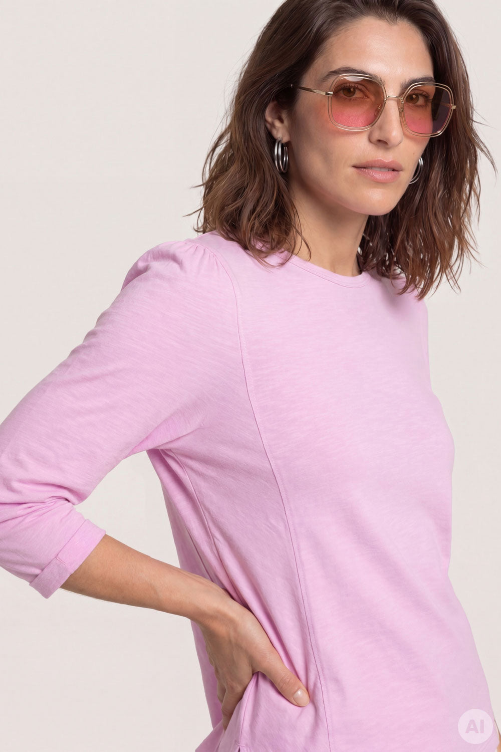 Image Tarifaa – Slub-Jersey-Shirt Detail_3