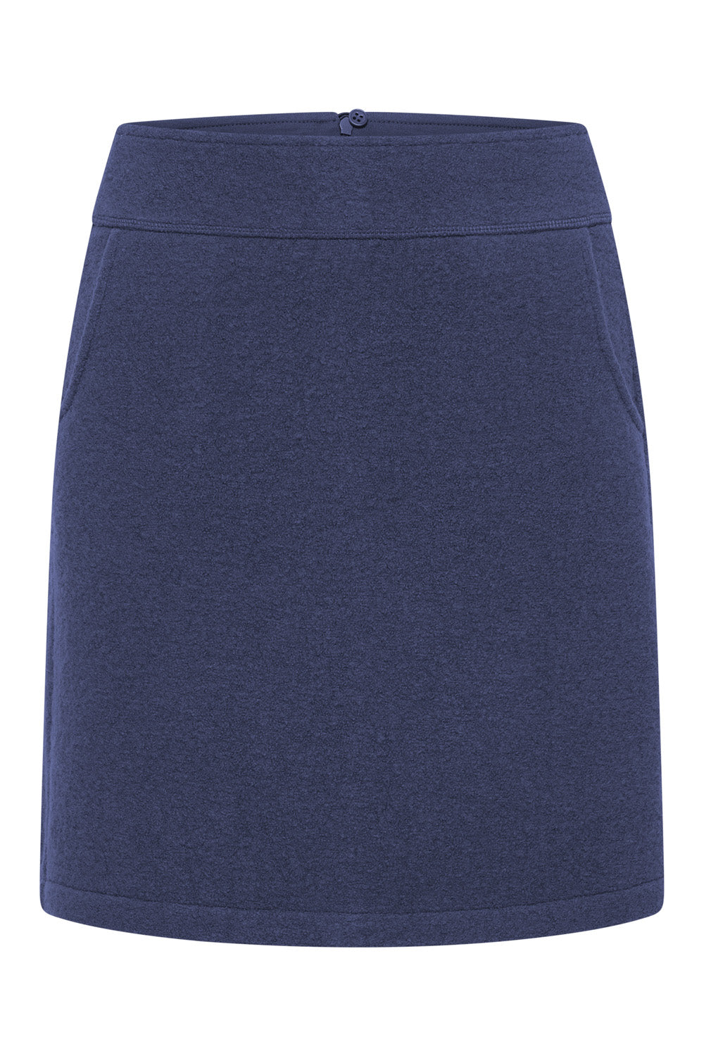 Kurzer Rock aus reinem Wollwalk