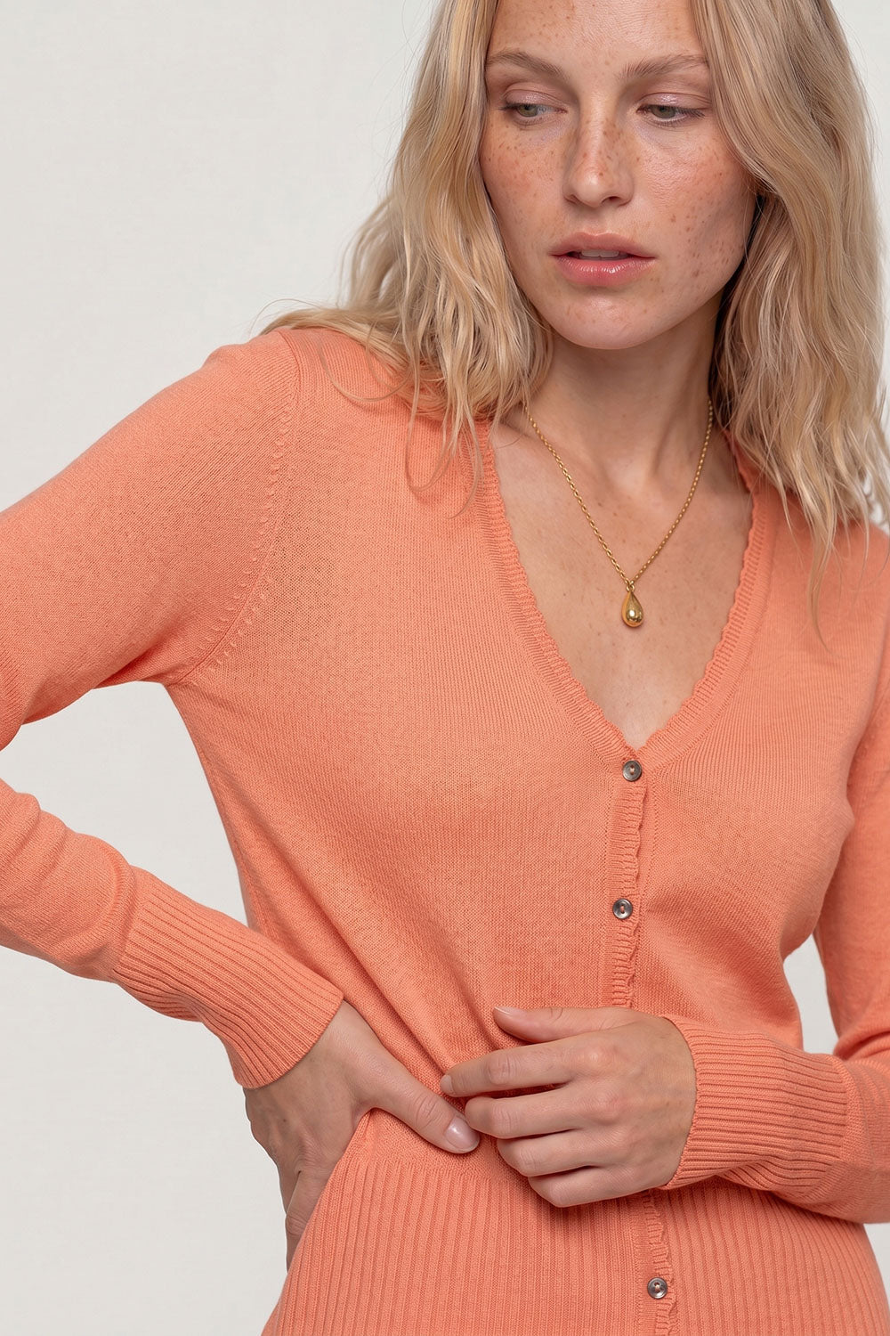 Image Linaa – Cardigan Bio-Baumwollstrick_3