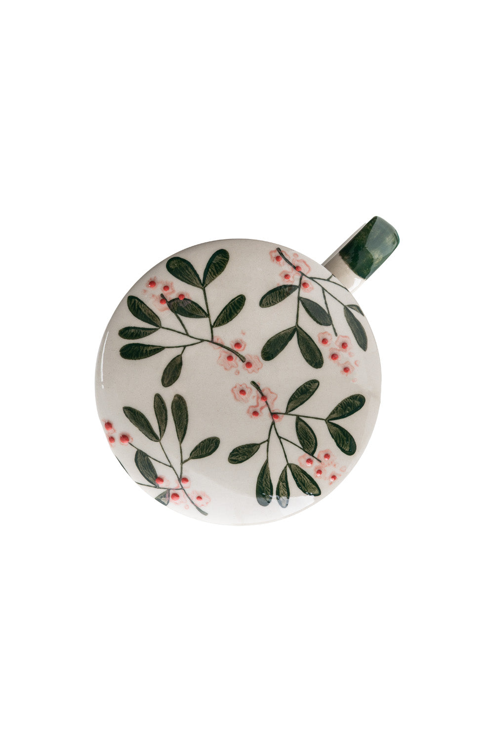 Tasse mit Teesieb VINTAGE GARDEN green