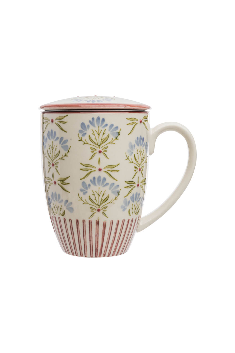 Cup with tea strainer RETROFLORIA 