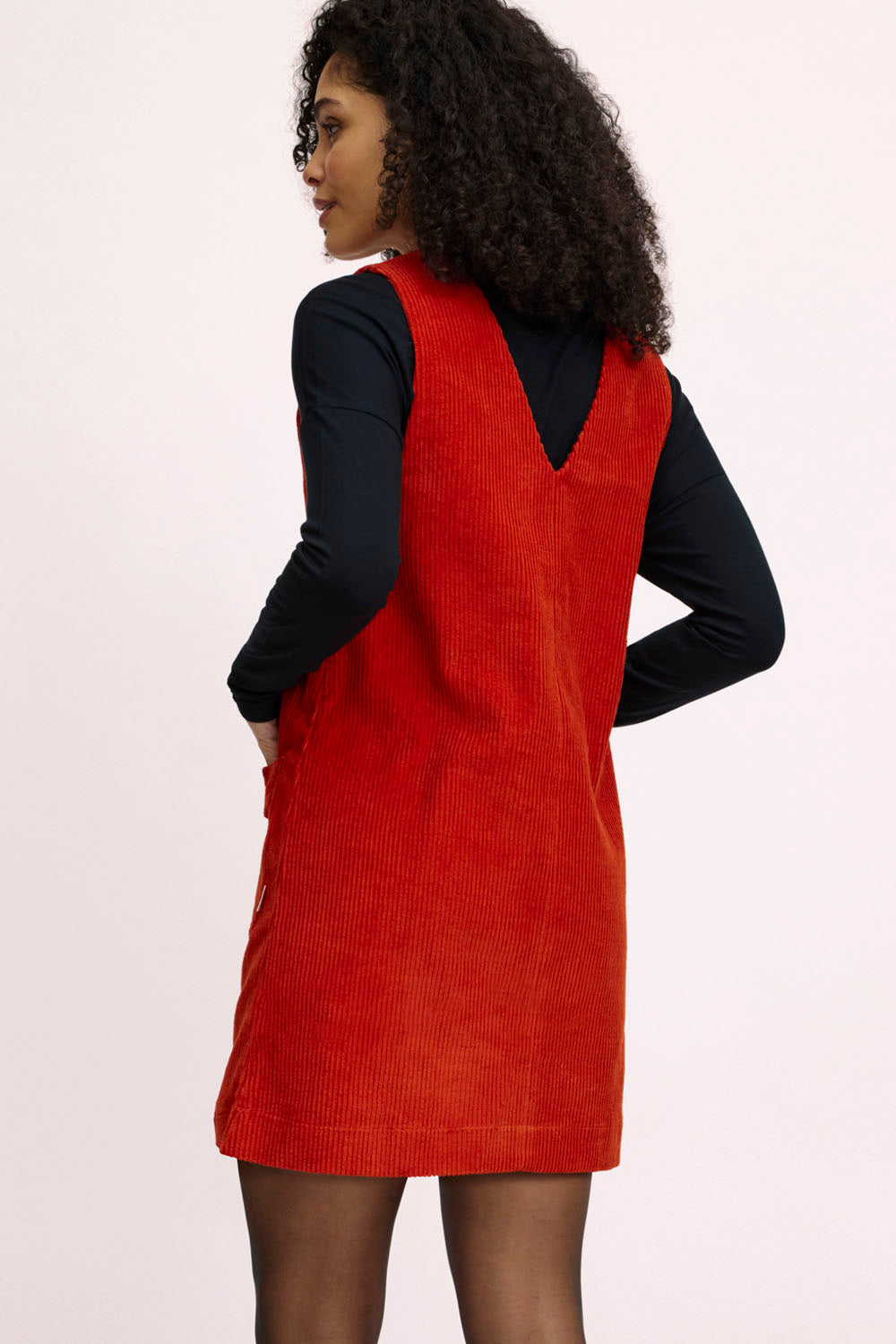 Cordkleid aus Biobaumwolle