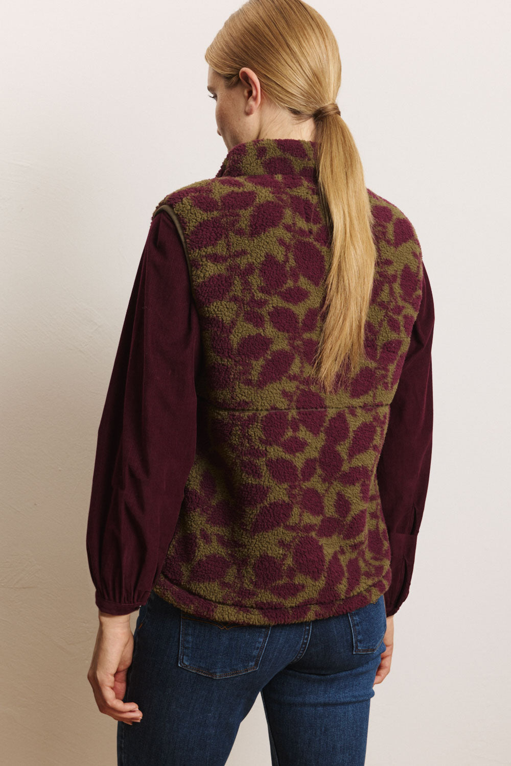 Teddyfleece-Weste Galaa  mit recyceltem Polyester