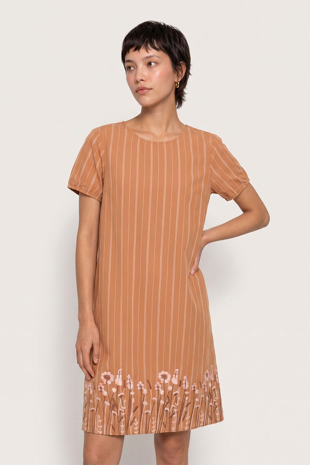 Image Mikaa – Kleid Popeline mit Stickerei_1
