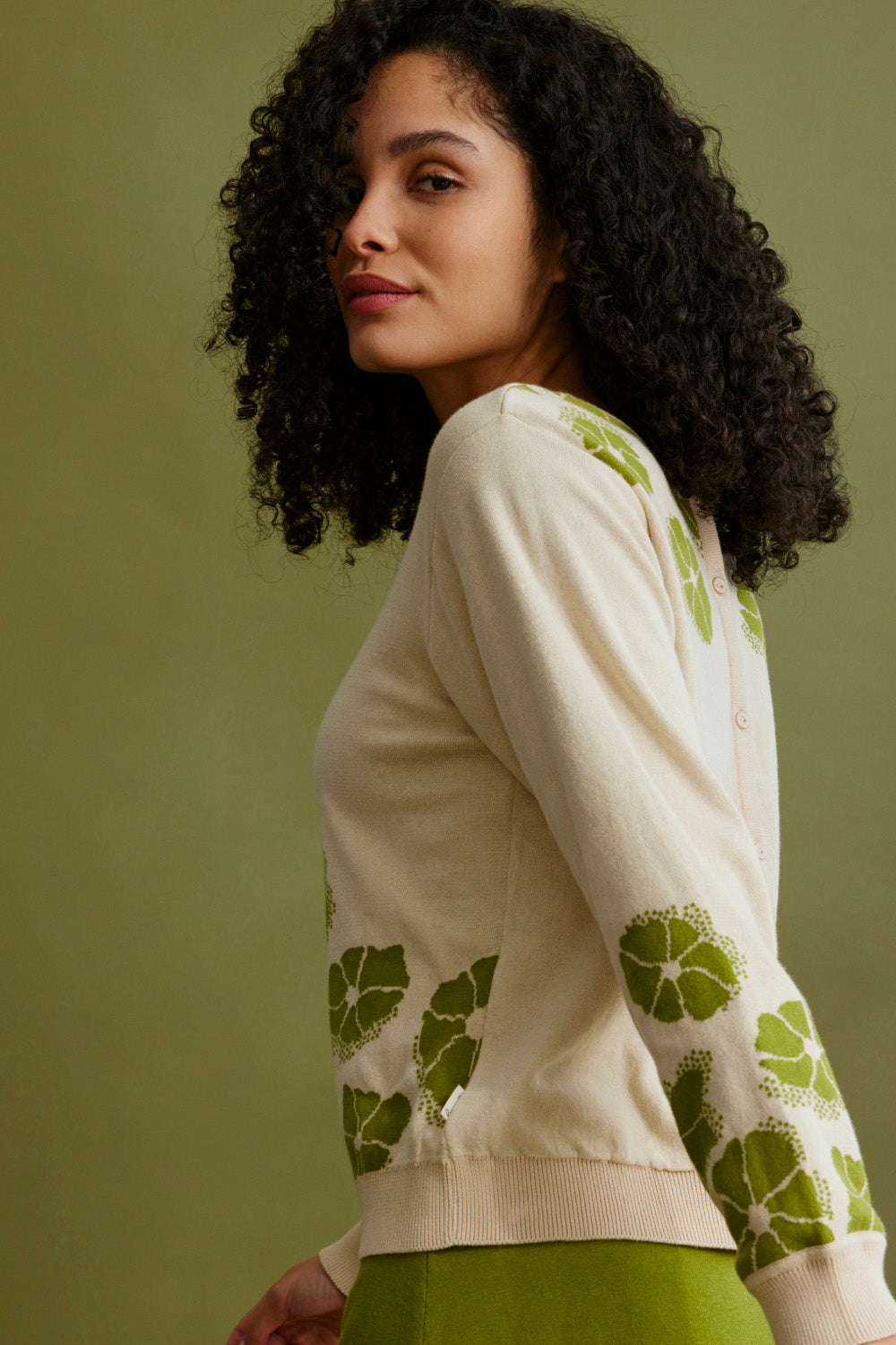 Lockerer Jaquard-Pullover